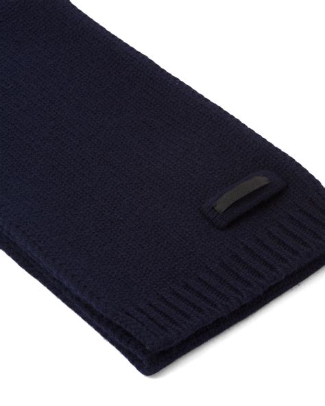 Prada: Men's Cashmere Sciarpa (Tabacco) 